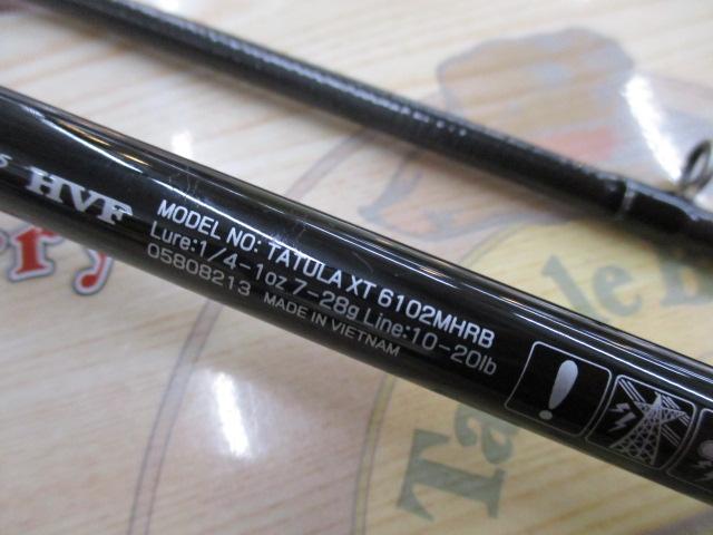 タトゥーラXT 6102MHRB｜＠ベリーネット 日本最大新品中古釣具