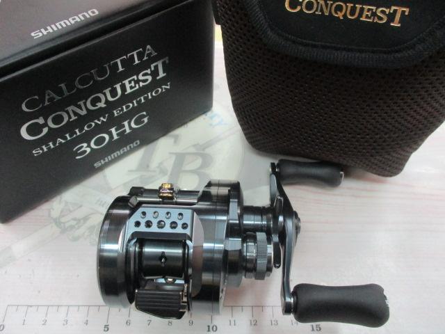 CALCUTTA CONQUEST 30HG ブラック 両軸リール シマノ 24 カルカッタコンクエスト シャローエディション 30HG