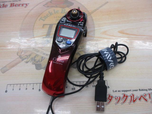 クリスティア ワカサギCRTα電動リール ソリッドブラック/メタル