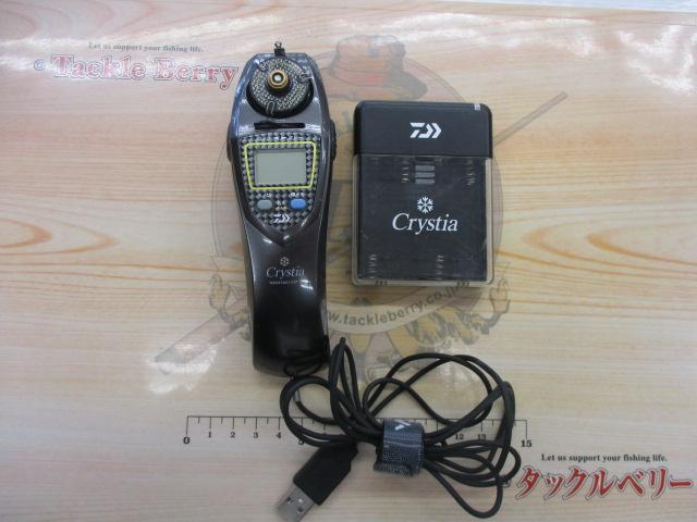 クリスティア ワカサギCRTα電動リール メタリックガンメタ