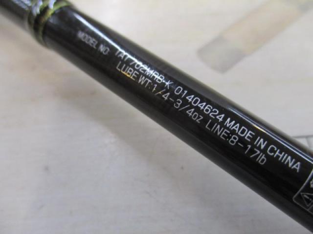 ダイワ 15 タトゥーラ702MRB-K  2ピース　予備グリップ付けます DAIWA（釣り） ダイワ タトゥーラ 702MRB・K ／バス