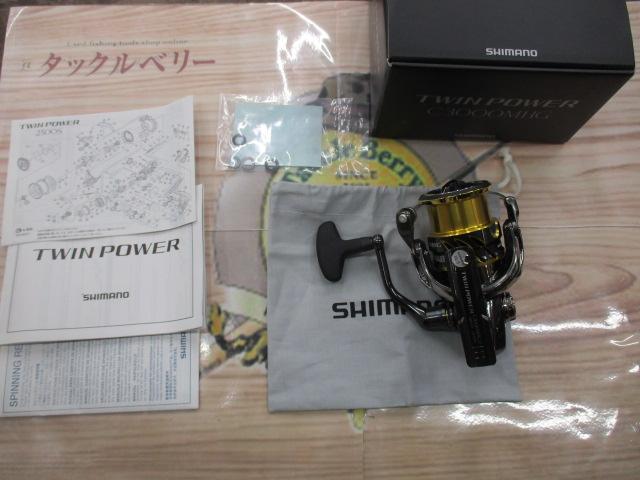 【新品未使用品】SHIMANO TWIN POWER C3000MHG シマノ24 ツインパワーC3000MHG ハンドルノブ改 未使用 エギング