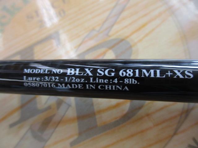 BLX SG 681ML+XS バスロッド DAIWA（釣り） 【取り寄せ商品】 ダイワ ブラックレーベル SG