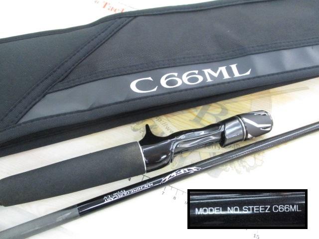 スティーズ C66ML MACHINEGUNCAST TYPE-LV 美品 DAIWA（釣り） ダイワ スティーズ C66ML【MACHINEGUNCAST TYPE