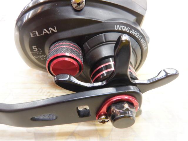 エラン　オクトパス64BR両軸リール ブラック/レッド　未使用 tailwalk 21 エランオクトパス ワイド VTN 64BR 釣り 両軸リール