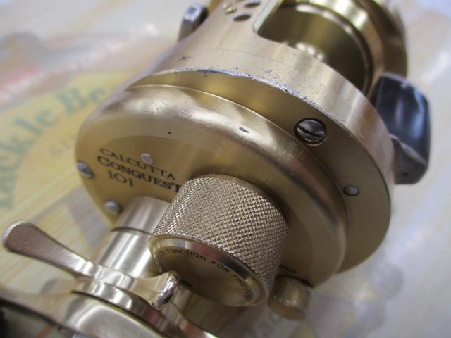 カルカッタ　00 コンクエスト101　美品 シマノ 01 カルカッタ コンクエスト 101 左 SHIMANO CALCUTTA