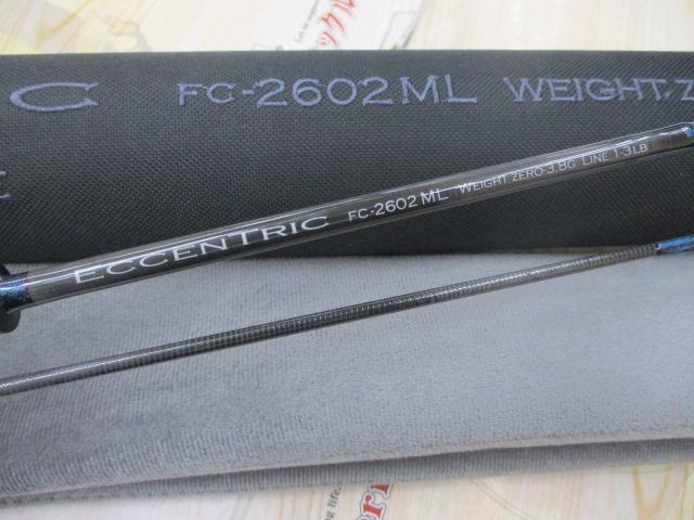 Eccentric FC-2602 ML トラウトロッド ロブルアー：トラウトルアーロッド『エキセントリック FC-2602ML