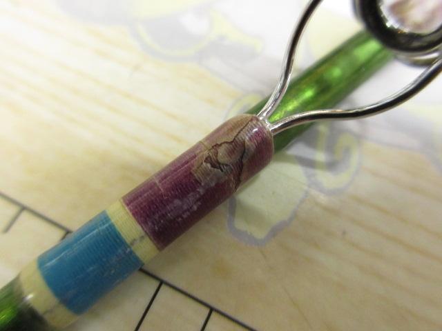 スキヤキ56L シャイニーグリーン/パープル・ターコイズスレッド