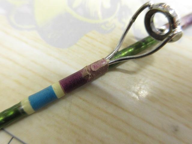 スキヤキ56L シャイニーグリーン/パープル・ターコイズスレッド