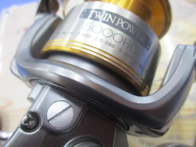 02 TWIN POWER 5000HG リール 日本製 シマノ(SHIMANO) 02'ツインパワー 5000HG ｜アウトドア用品