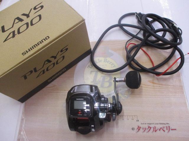 シマノ　１６プレイズ４００　外観は綺麗です　糸巻き学習不可のため激安 シマノ(SHIMANO) 16プレイズ 400 右巻き 036193｜アウトドア用品