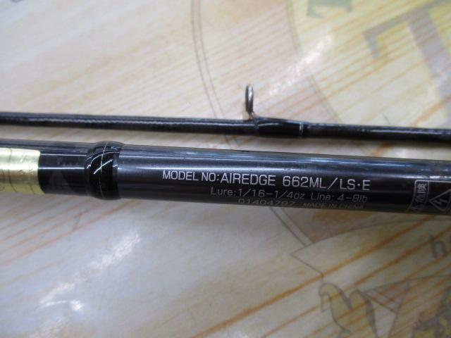 ダイワ　エアエッジ 662ML/LS・E ダイワ エアエッジ DAIWA AIREDGE 662ML/LS-E 2ピース