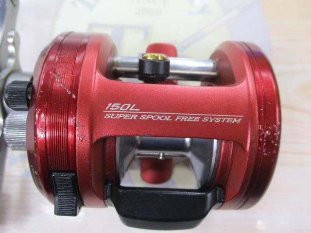 ダイワ　Raul 150L ベイトリール 赤　早技 ダイワ Raul 150L ベイトリール 赤 早技 ダイワ Raul 150L