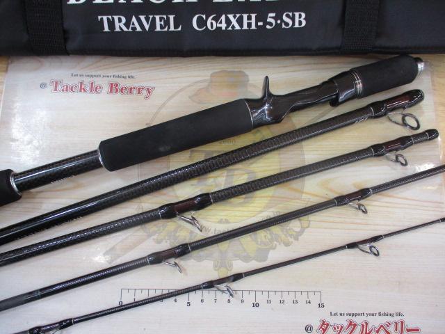 DAIWA - 【中古/極上品】 ダイワ ブラックレーベル トラベル C64XH-5・SB モンスターフィッシュカスタム  /A258M ダイワ ブラックレーベル BLX トラベル C64XH-5・SB モンスター