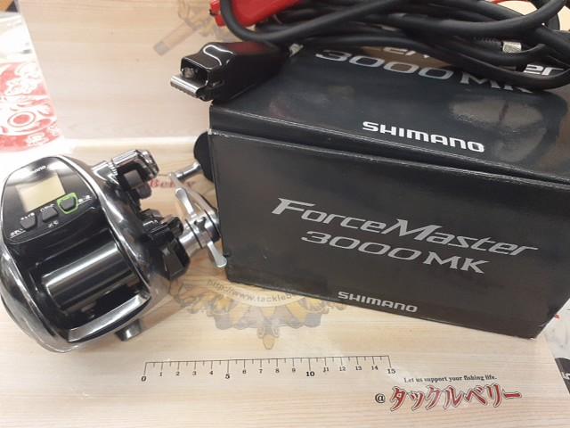 【中古】 シマノ 12 フォースマスター 3000 MK  /F022M 中古】 シマノ 12 フォースマスター 3000 MK /F022Mの通販 by