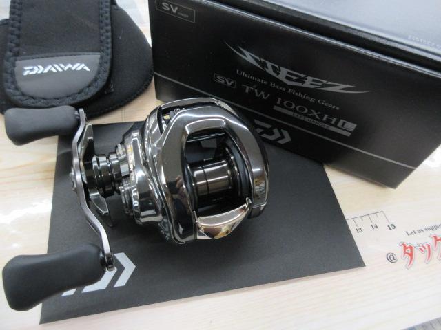 ダイワ、24スティーズ SV TW 100XHL、24STEEZ、左巻き【中古】 Daiwa ダイワ '24 STEEZ スティーズ SV TW 100HL【中古Sランク