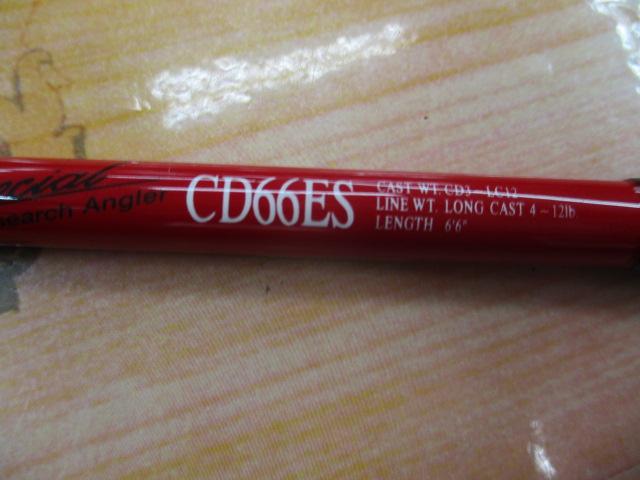 ラパラ　レッドシャフト　CD66ES Rapala(ラパラ) レッドシャフト パックロッド CD66-4ES