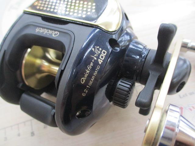 シマノ・クイックファイヤーSLS４００デジタル中古リールがお買い得！ シマノ・クイックファイヤーSLS400デジタル中古リールが