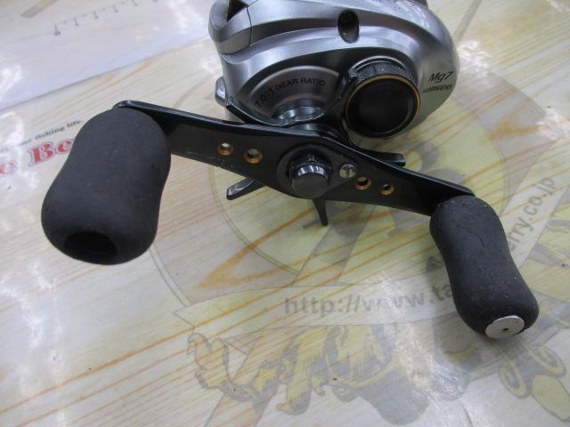 シマノ アルデバランmg7 95mmカスタムハンドル付き中古品左巻き 中古品】 シマノ 09 アルデバランMg7 SHIMANO 09 ALDEBARAN Mg7