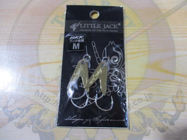 JSフラットブレード+Wアシストフック2pcs/Mゴールド