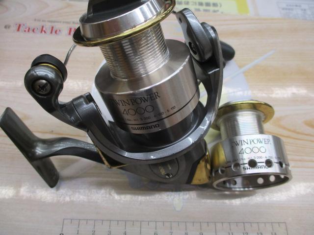98ツインパワー4000 リール ジャンク SHIMANO ツインパワー twin power 4000 シマノ リール 中古