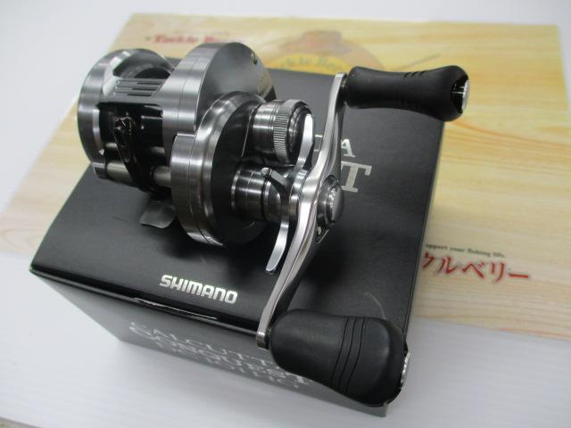 20カルカッタコンクエストDC 101HG 夢屋バンブーハンドル付　極美品 シマノ '20 カルカッタコンクエストDC 101HG・左ハンドル