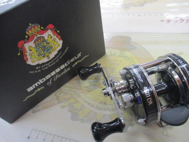 【4/8 19時まで】 4601CA Factory tuned ブラック アブ ガルシア AMBASSADEUR 4601CA Factory Tuned Black (リール