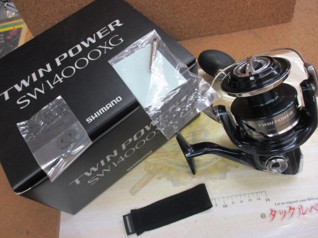 【中古/美品】 シマノ 21 ツインパワーSW 14000XG   /SE038M シマノ 21 ツインパワー SW 14000XG スピニングリール - 最安値