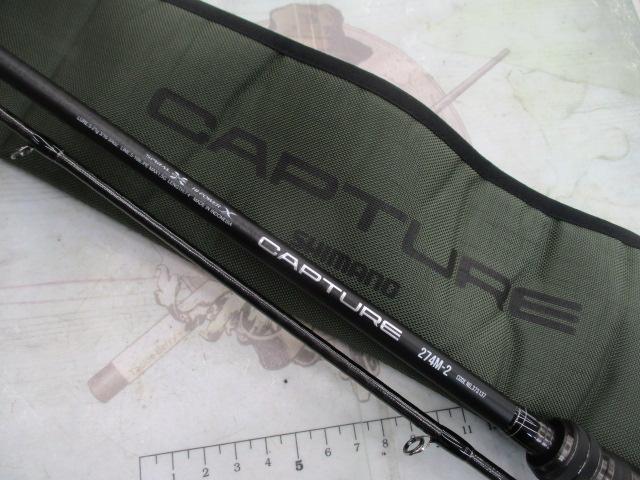 シマノ　25キャプチャ－274M－2 新品同様 シマノ 25 キャプチャー 274M-2 (フリースタイルロッド