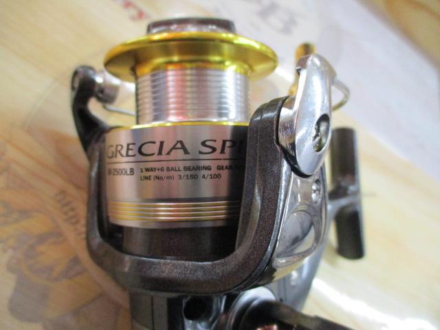 GR2500LBグレシアスピンSP3号-150M糸ナシ