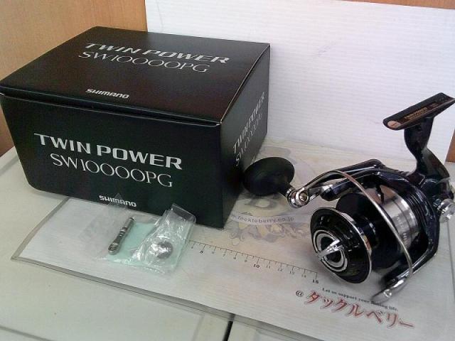 【美品】リブレ付き21TWIN POWER SW10000PG シマノ ツインパワー SW 10000PG 21年モデル - 釣具のポイント