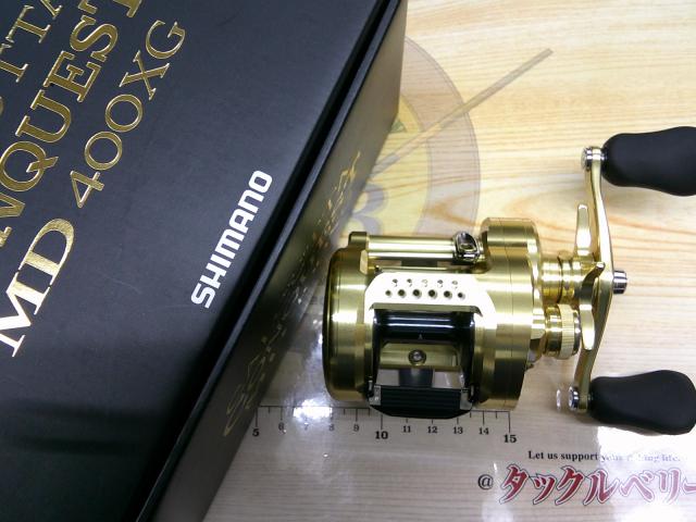シマノ カルカッタコンクエスト MD 400XG リール 新品未使用 楽天市場】シマノ 23カルカッタコンクエストMD 400XG /ベイト