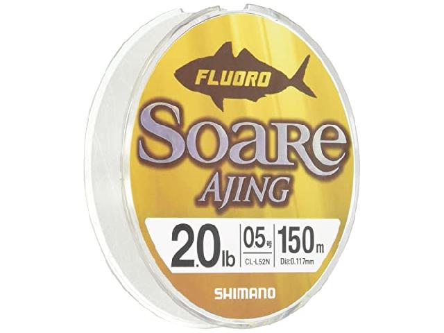 ソアレアジングフロロ150m1.5lbピュアクリア