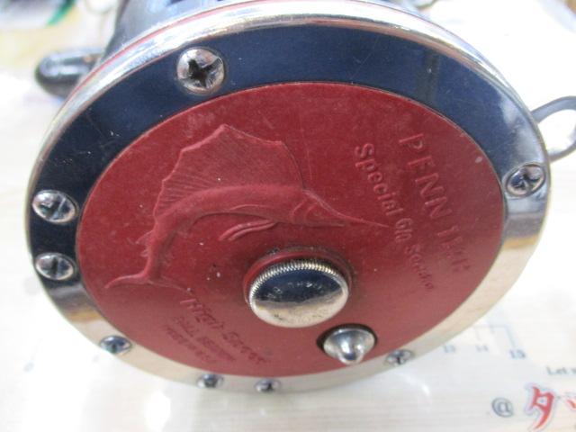 ペン セネター6/0 114H
TIBURONフレーム　チタン製ドラグハンドル Penn ペン 両軸リール スペシャルセネター 114H2 6/0