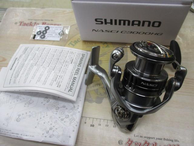 シマノ 21ナスキー C3000HG スピニングリール 未使用品 シマノ 21 ナスキー C3000HG | リール,スピニングリール,シマノ