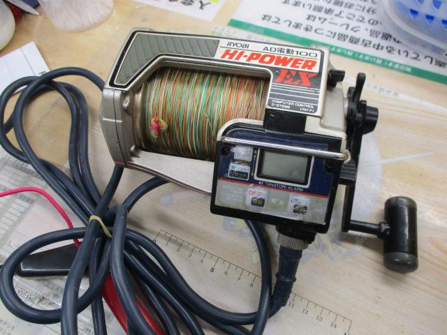 リョービ AD電動100ハイパワーEX リョービ 船用 電動リール AD電動100 HI-POWER EX 25カ318
