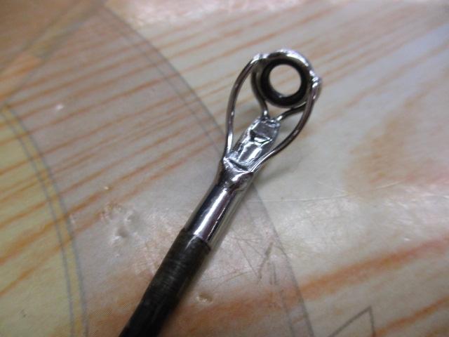 サトリ 3603 ホワイトグラス+4 sic(クリアースレッド/黒フェルール/アルミケース)