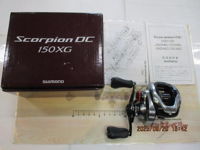 【送料込み】美品 21 スコーピオンDC 150XG 付属品一式有り シマノ(SHIMANO) 21 スコーピオンDC 150XG RIGHT(右) スコーピオン、DC