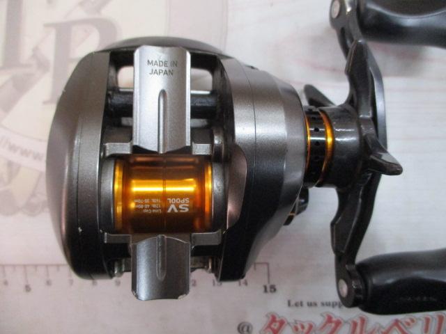ダイワ　スティーズ　sv6.3l ベイトリール ブラック/オレンジ ダイワ スティーズ sv6.3l ベイトリール ブラック/オレンジ