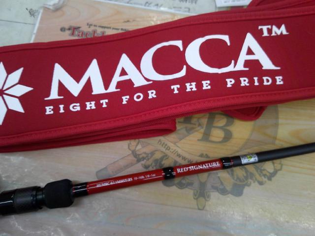 手渡しのみ　希少！？マッカ　レッドシグネイチャーHUMRC-611MHST/RS ハイドアップ／マッカレッド HUMRC-611MHST/RSをインプレ