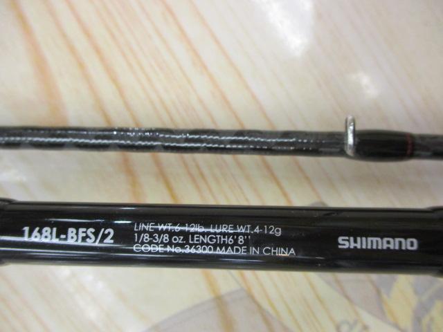 ゾディアス168l-bfs 2 シマノ ゾディアス 2ピースシリーズ 168L-BFS/2 バスロッド