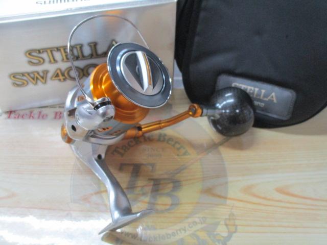 シマノ　08ステラ4000SW シマノ 13ステラSW 4000XG/Q118M 未使用品 スピニングリール