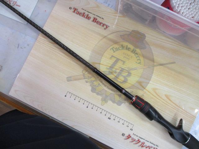 ゾディアス168L-BFS バスロッド ブラック/レッド ゾディアス168L-BFS