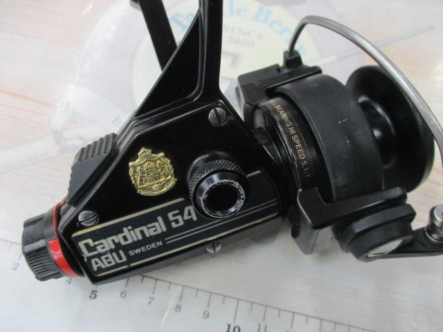 オールドリール　未使用だと思います。　ABU カーディナル54 リール カーディナル 54｜＠ベリーネット 日本最大新品中古釣具WEBショップ