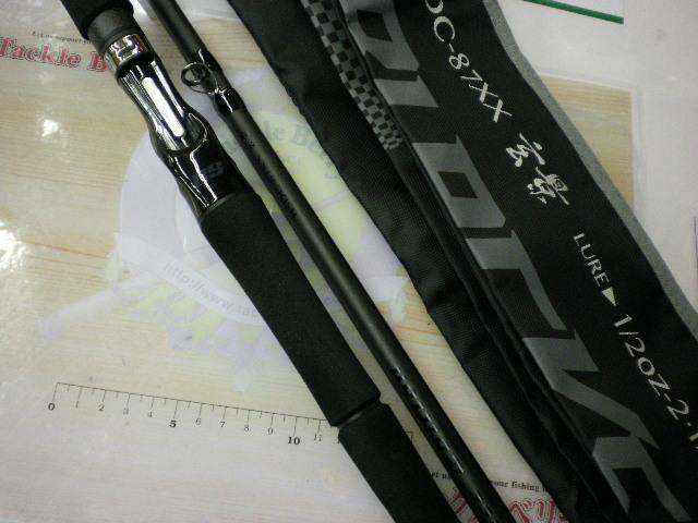 BSDC-87XX 玄景グリップのみ 人気のド遠投系ロングロッド【ブラックスケール】にシンプルさを