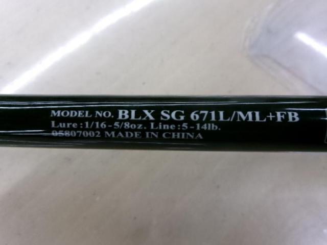 BLACK LABEL BLX SG 671L/ML+FB バスロッド DAIWA（釣り） ダイワ