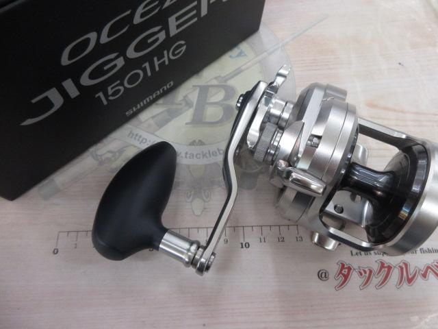 17オシアジガー1501HG　美品！ シマノ 17 オシアジガー 1501HG (左ハンドル) OCEA JIGGER リール 両軸
