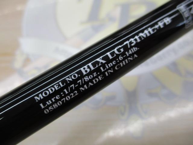 ダイワ　ブラックレーベル　BLX LG 731ML+FB　保証書付き ダイワ ブラックレーベル BLX LG 731ML+FB 保証書付き ダイワ ブラック
