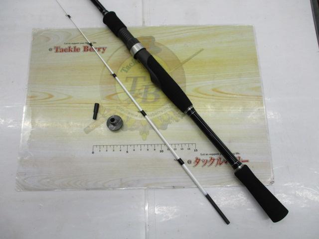 中古釣竿 CFF ロッド 釣り竿 オルルド釣具 筏竿 1.5−1.7m ハーフチタン穂先付 ロッド 2段階調節可