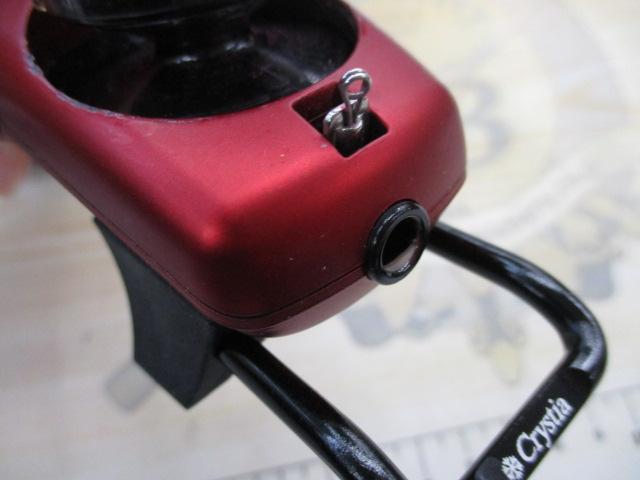 クリスティア ワカサギCR-PT2α電動リール マットレッド｜＠ベリー